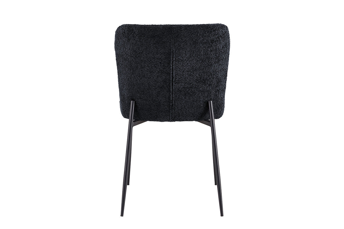 Stoel 'Lisa' Bouclé Dark Grey RS