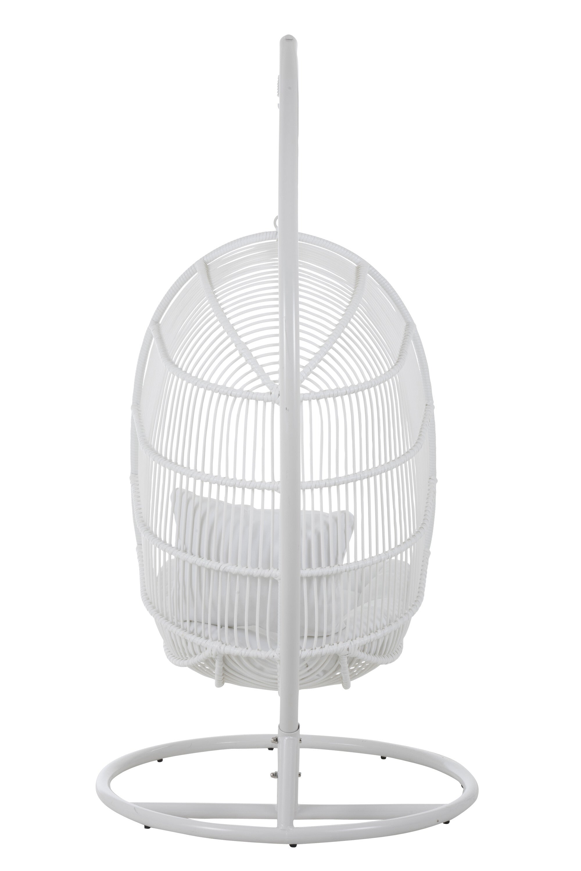 Hangstoel Ovaal Staal Wit - J-LINE