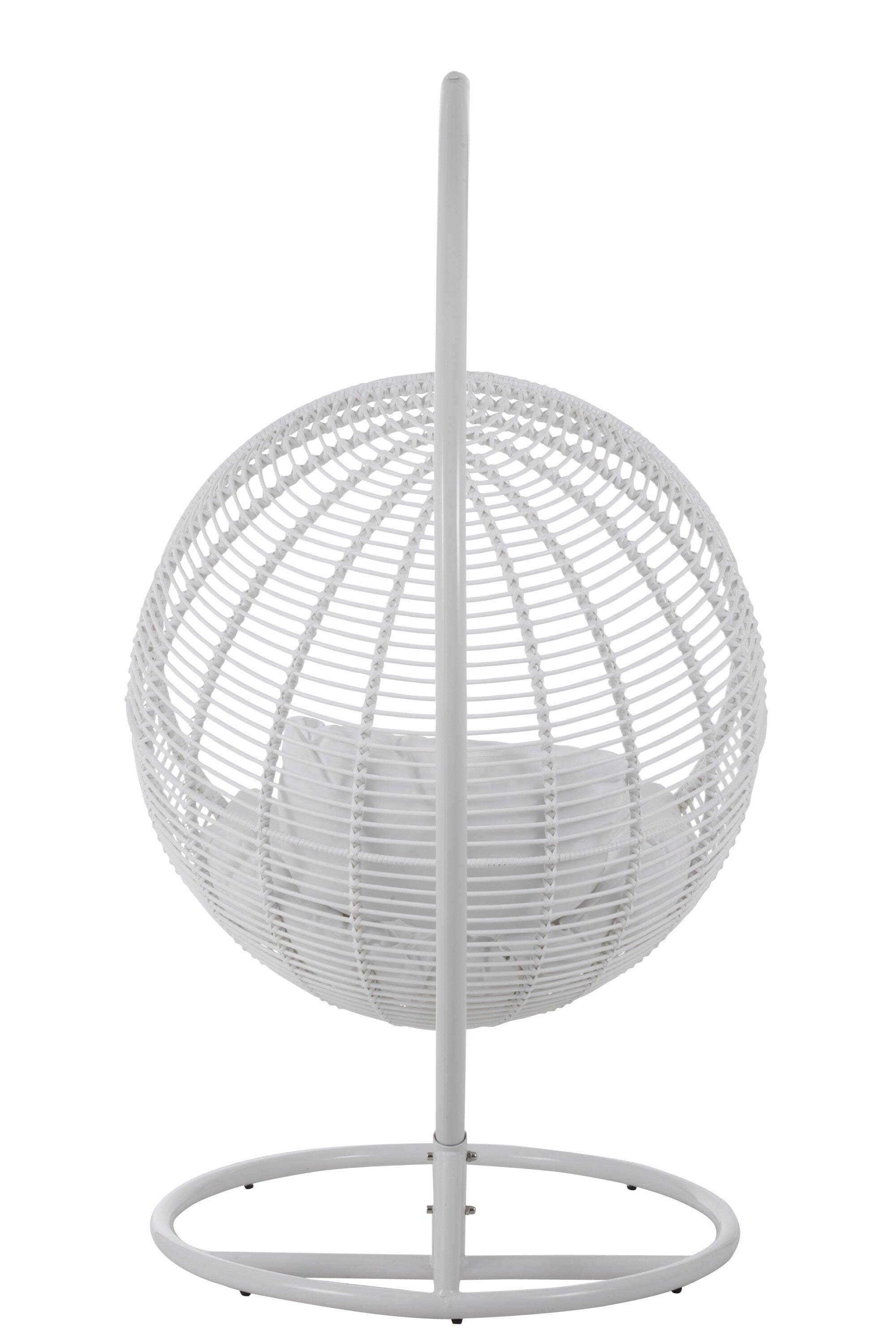 Hangstoel Rond Staal Wit - J-LINE