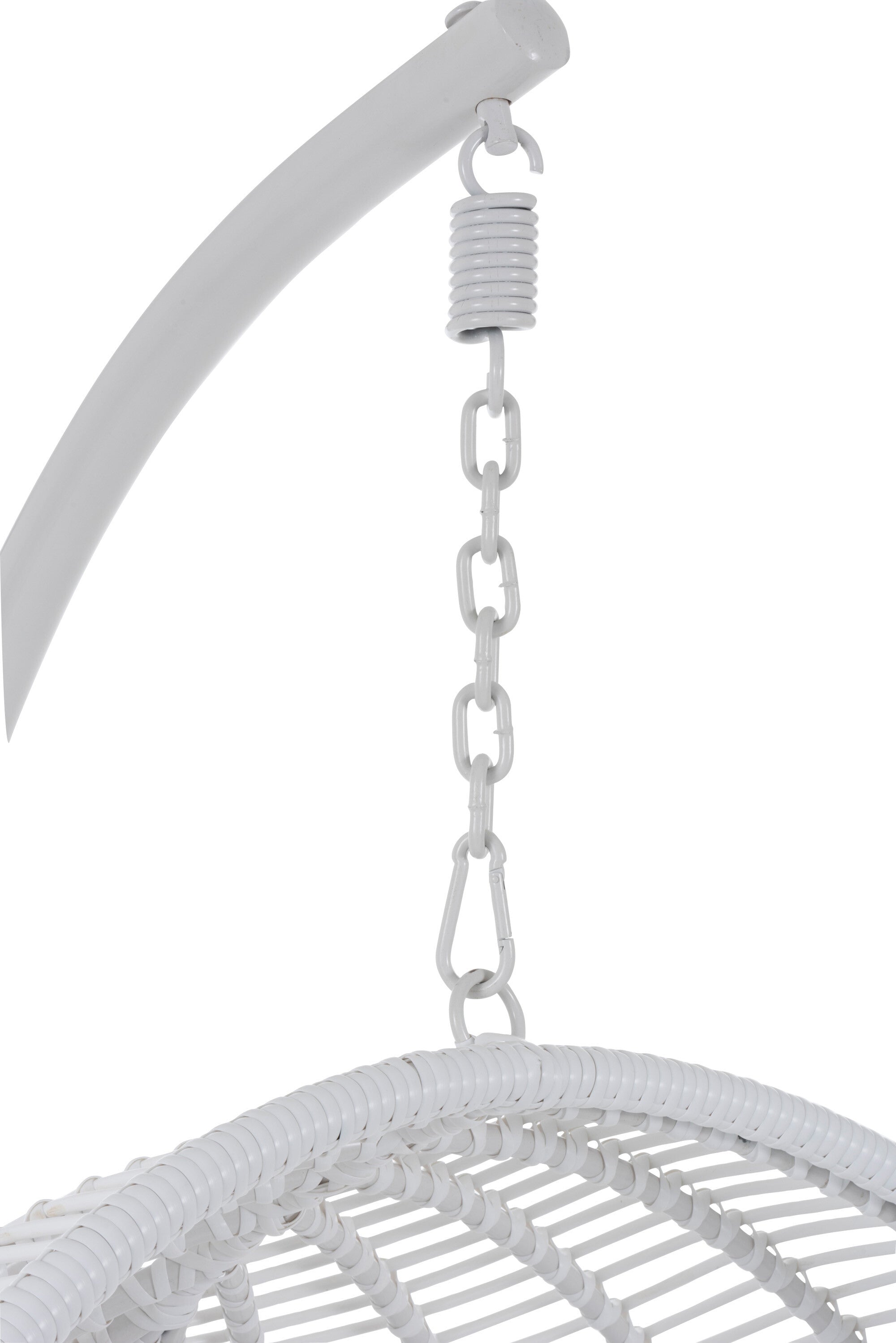 Hangstoel Rond Staal Wit - J-LINE