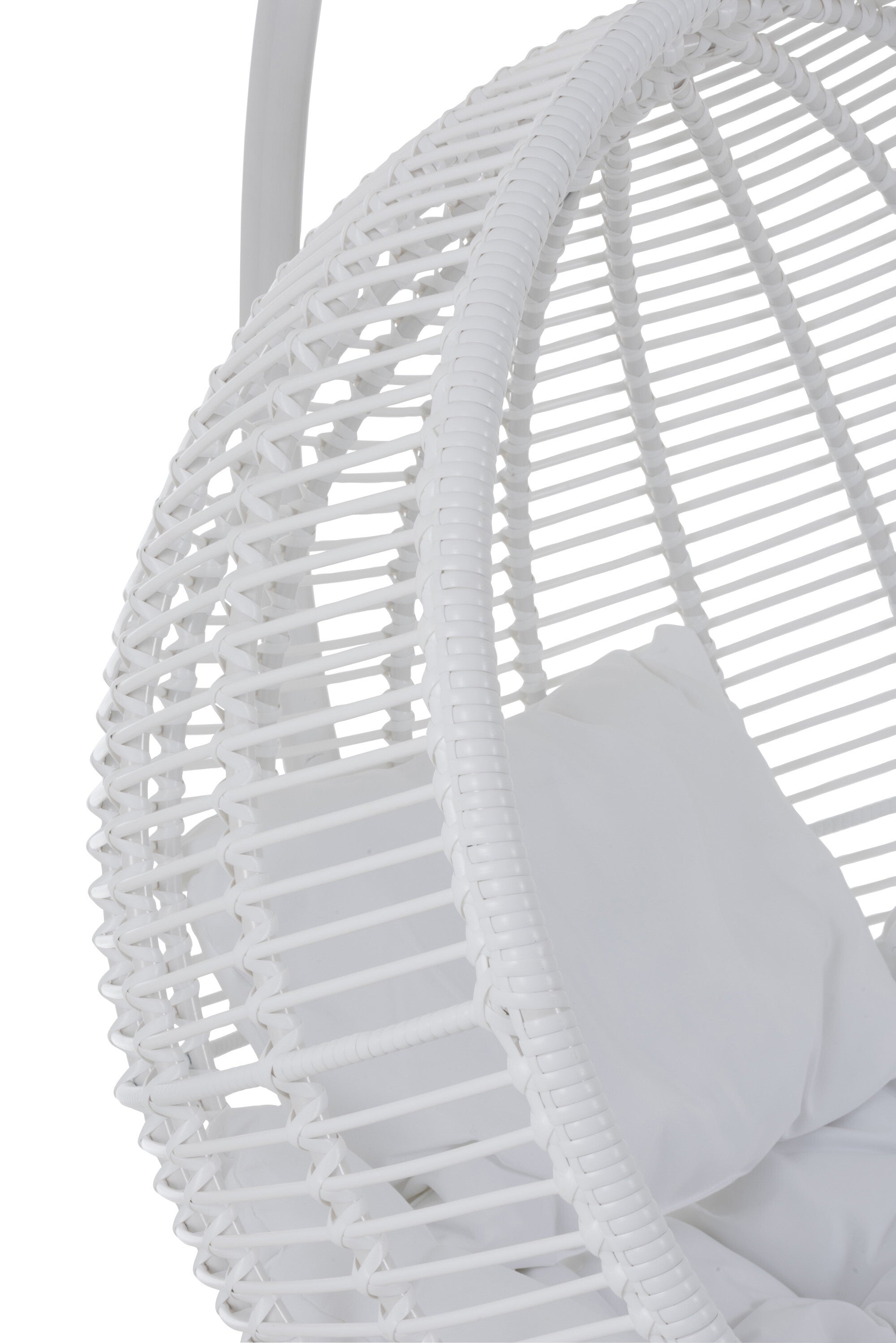 Hangstoel Rond Staal Wit - J-LINE