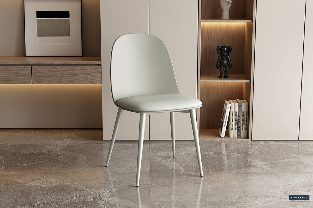 Stoel 'Jasmin' Seat PP kussen PU Grey-green RS