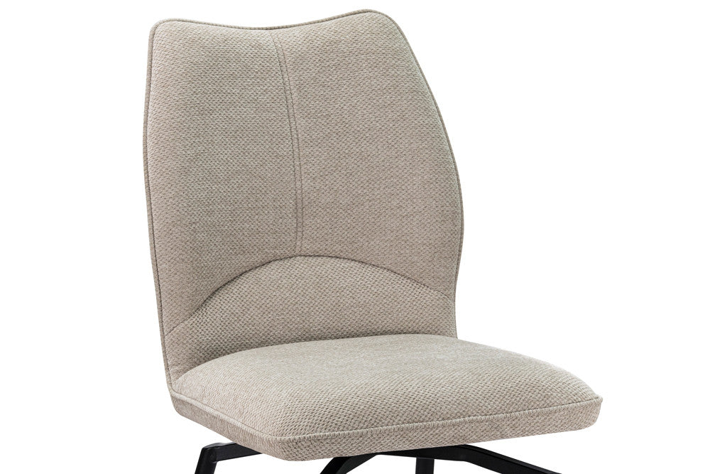 Stoel 'Lara' Draaibaar tot 0 ecru - RS