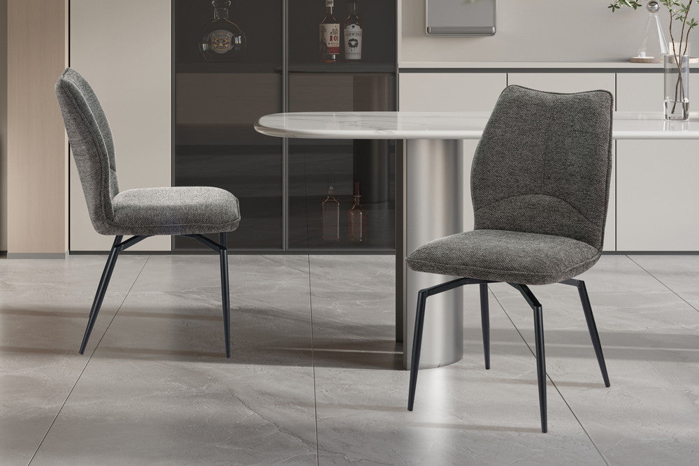 Stoel 'Lara' Draaibaar tot 0 grijs - RS