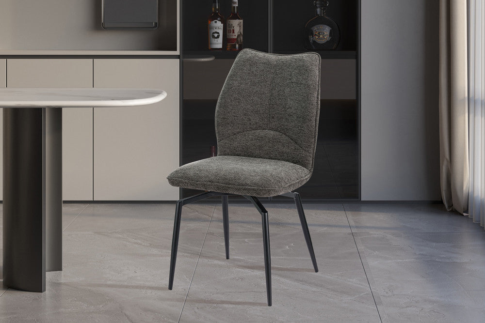 Stoel 'Lara' Draaibaar tot 0 grijs - RS