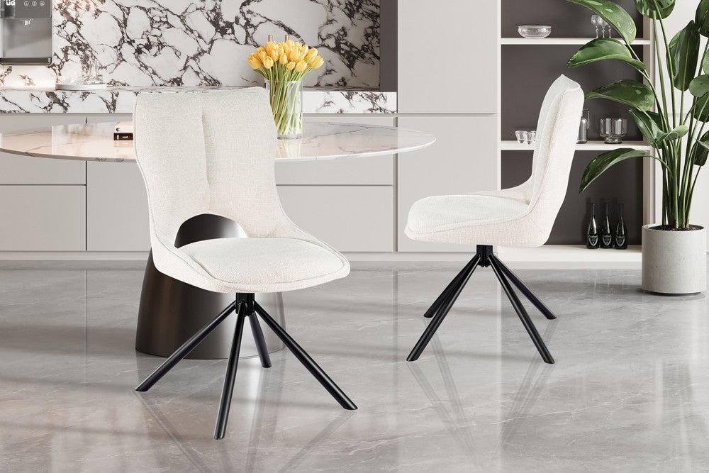 Stoel 'Mori' Draaibaar tot 0 beige - RS