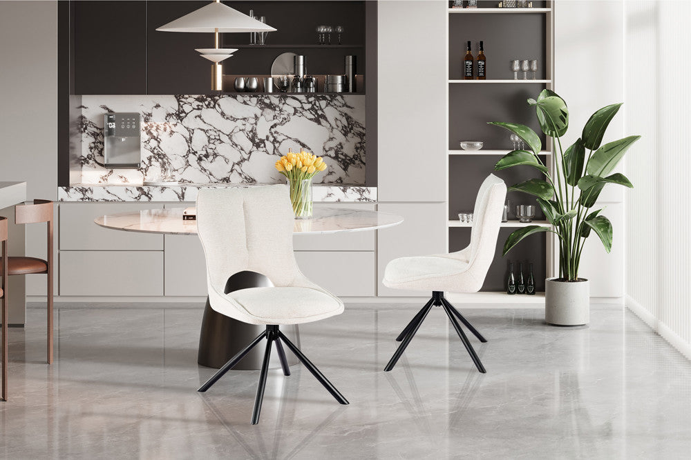 Stoel 'Mori' Draaibaar tot 0 beige - RS