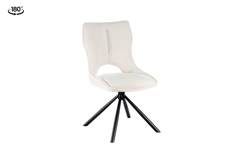 Stoel 'Mori' Draaibaar tot 0 beige - RS