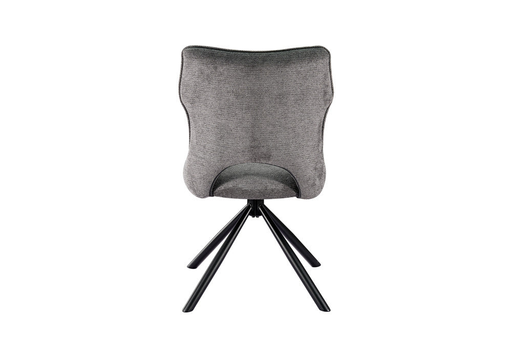 Stoel 'Mori' Draaibaar tot 0 donkergrijs - RS