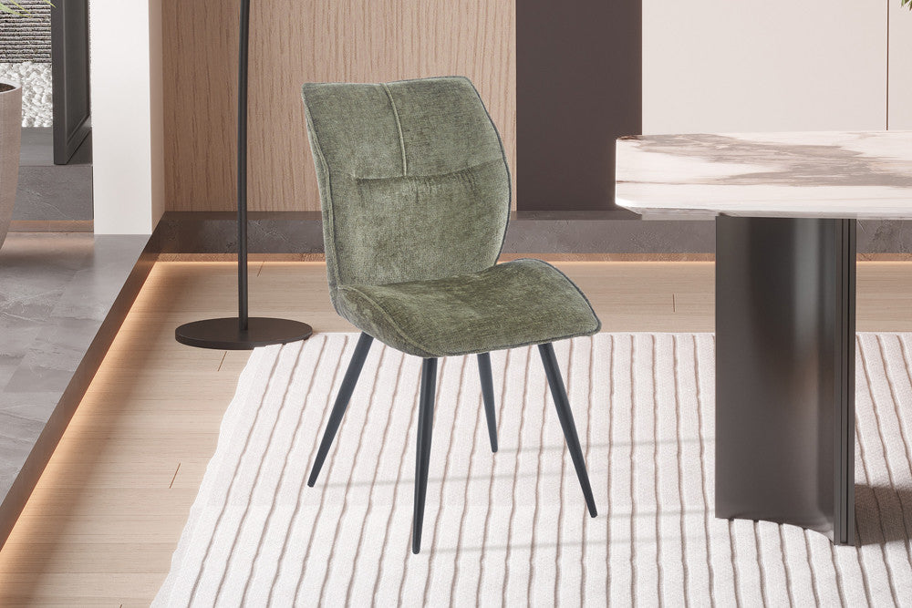Eetkamerstoel 'Faye' groen - RS