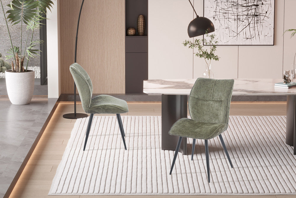 Eetkamerstoel 'Faye' groen - RS