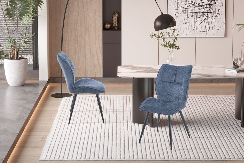 Eetkamerstoel 'Faye' blauw - RS