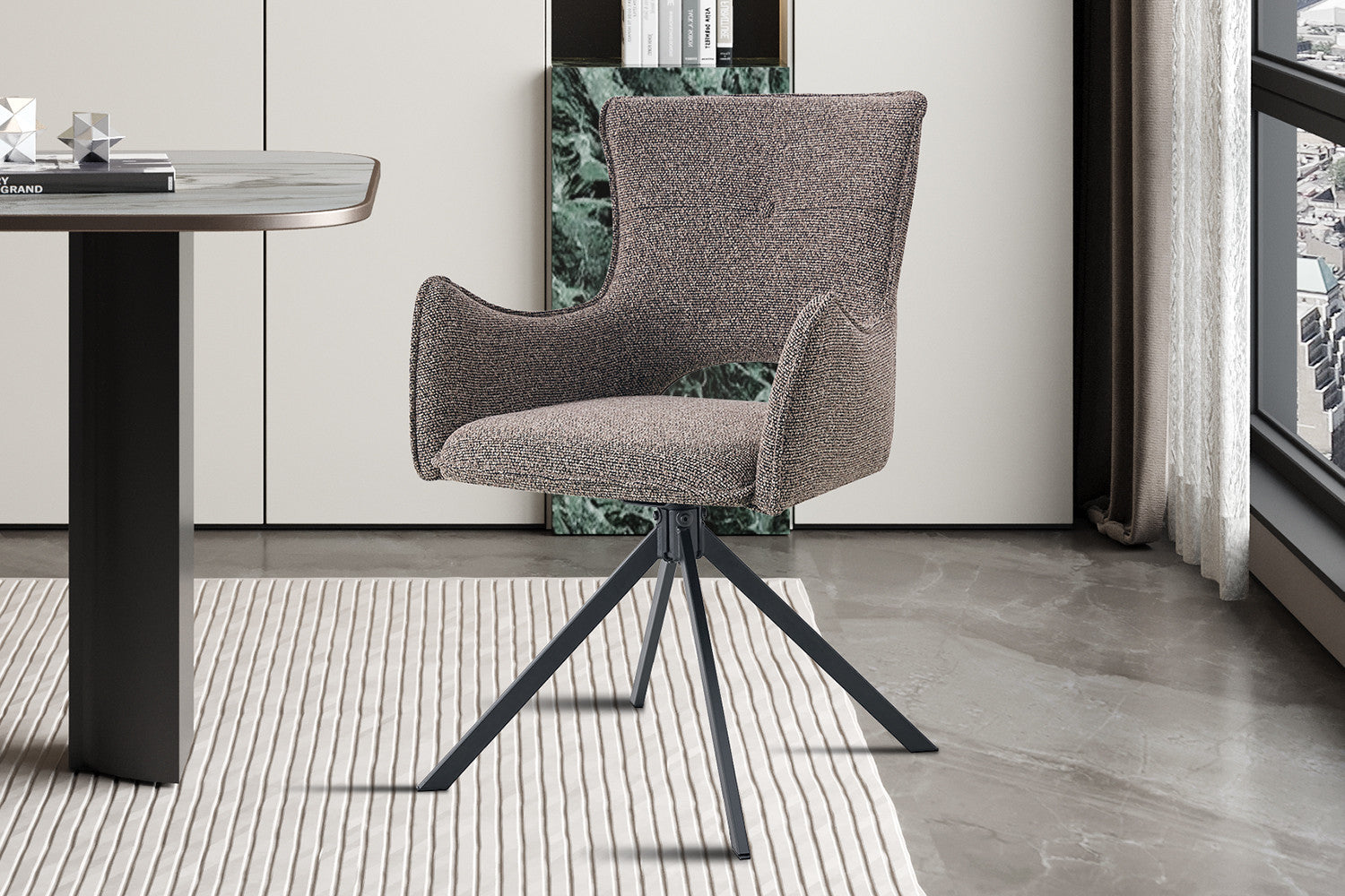 Armstoel 'Billy' Draaibaar tot 0 zand - RS