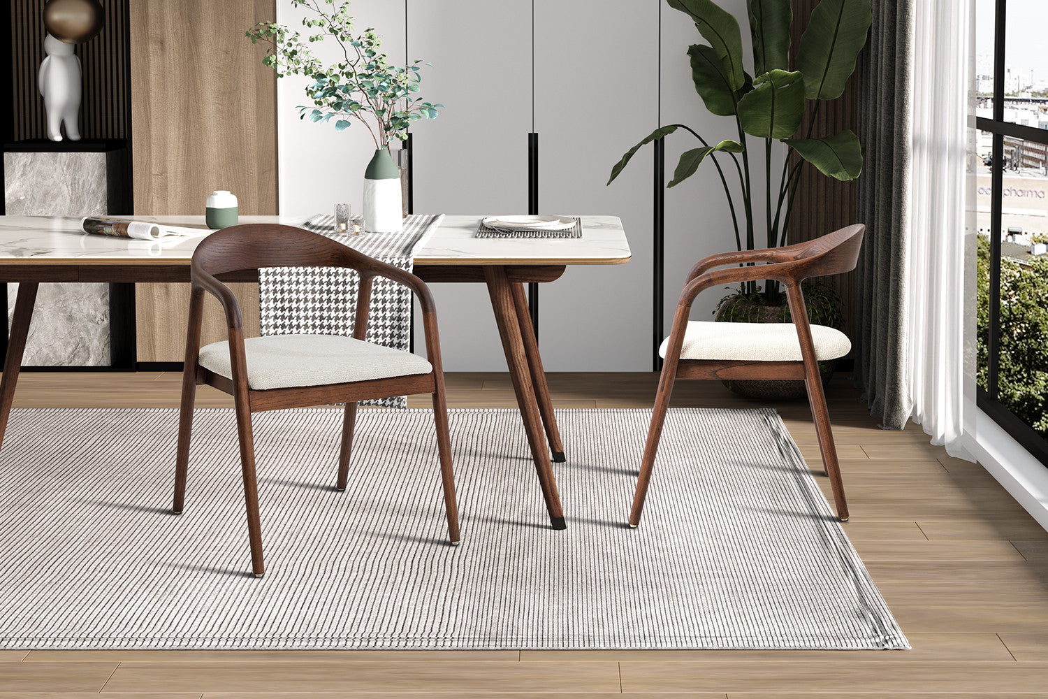 Armstoel 'Claire' walnoot - RS