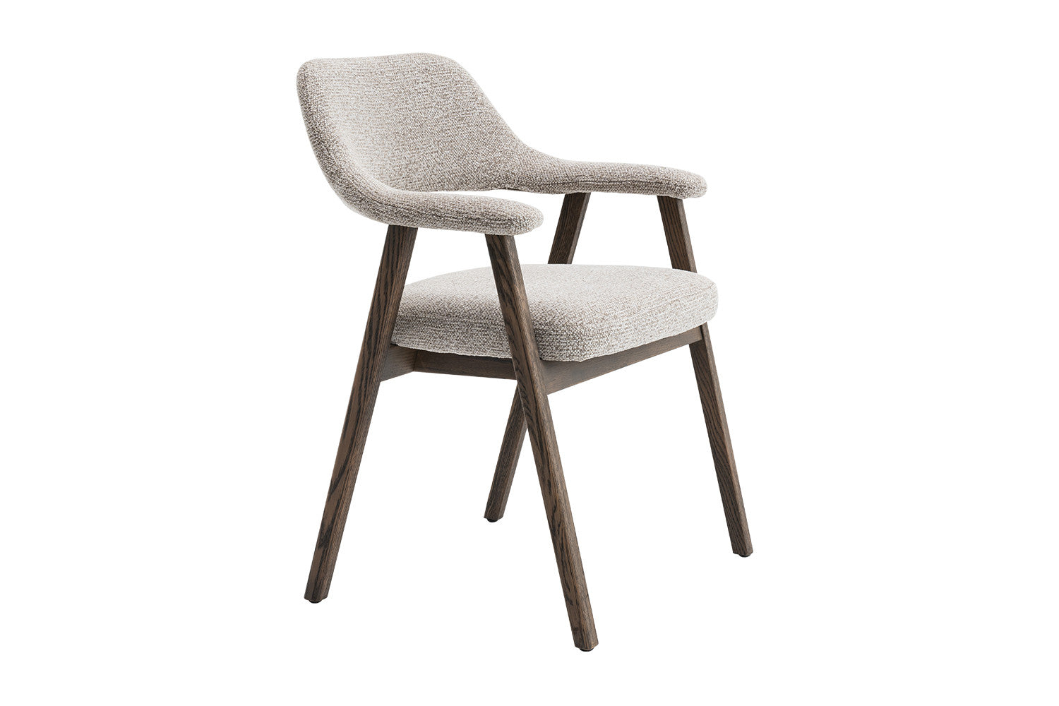 Armstoel 'Coralie' eik massief zand - RS