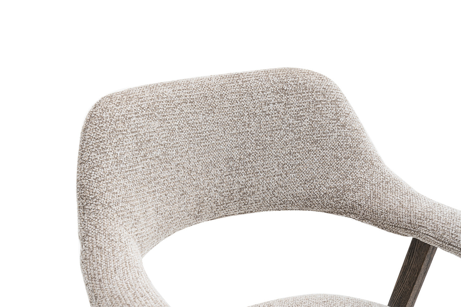 Armstoel 'Coralie' eik massief zand - RS