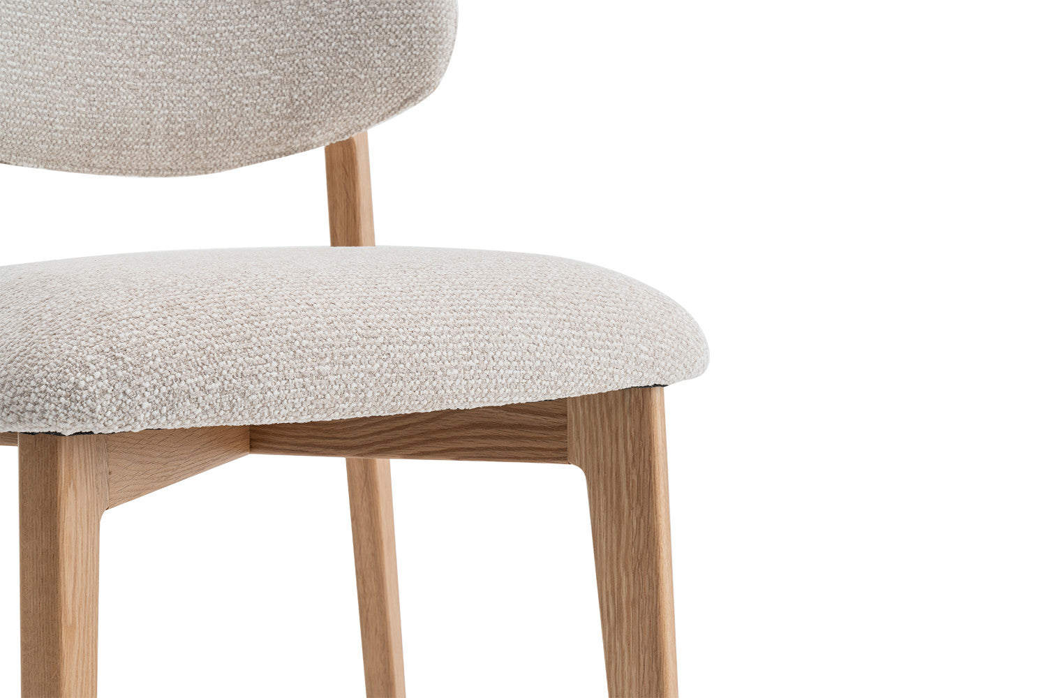 Eetkamerstoel 'Carmen' eik massief beige - RS