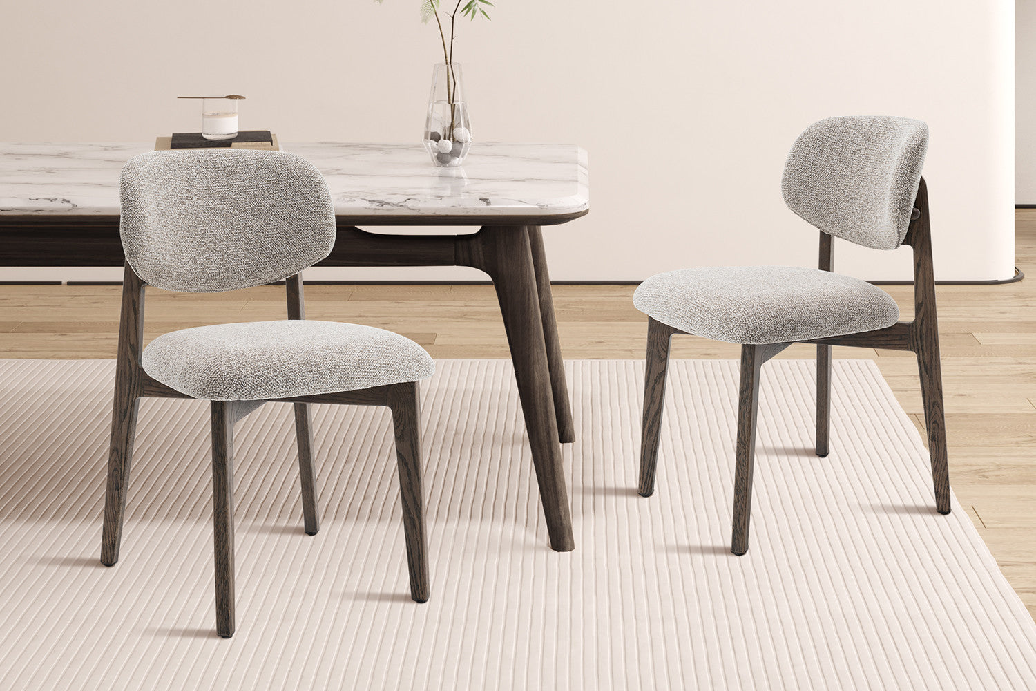 Eetkamerstoel 'Carmen' eik massief zand - RS