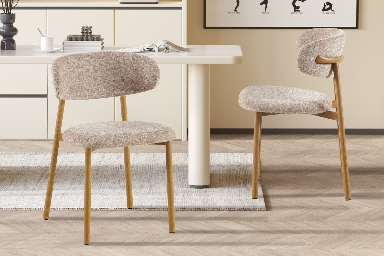 Eetkamerstoel 'Coco'  Zand - RS