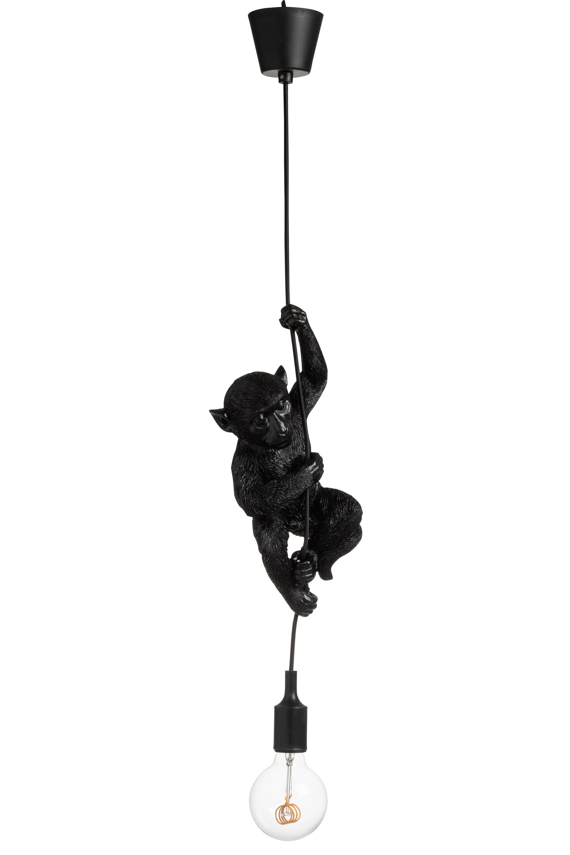 Hanglamp Aap zwart - J-LINE