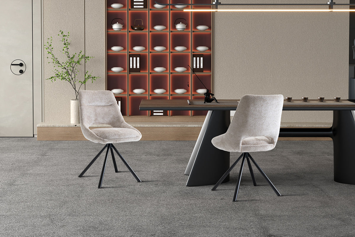 Chaise « Dante » Tissu Beige RS