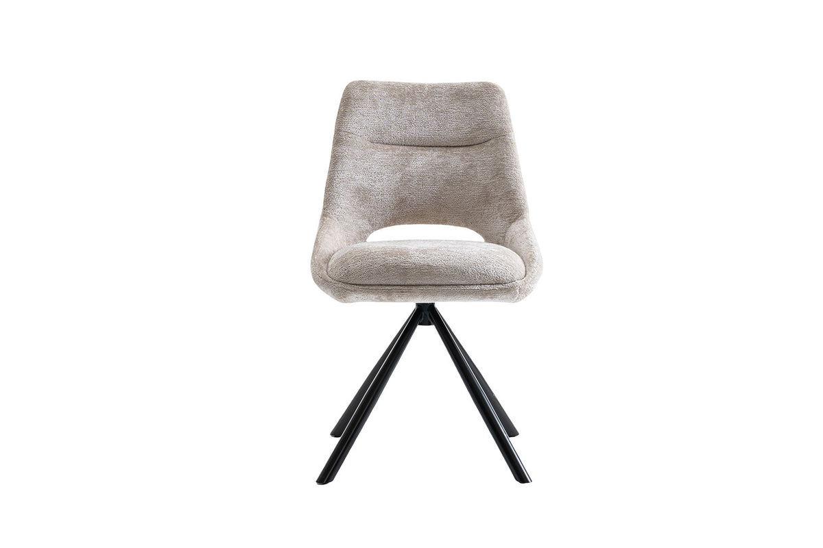Chaise « Dante » Tissu Beige RS