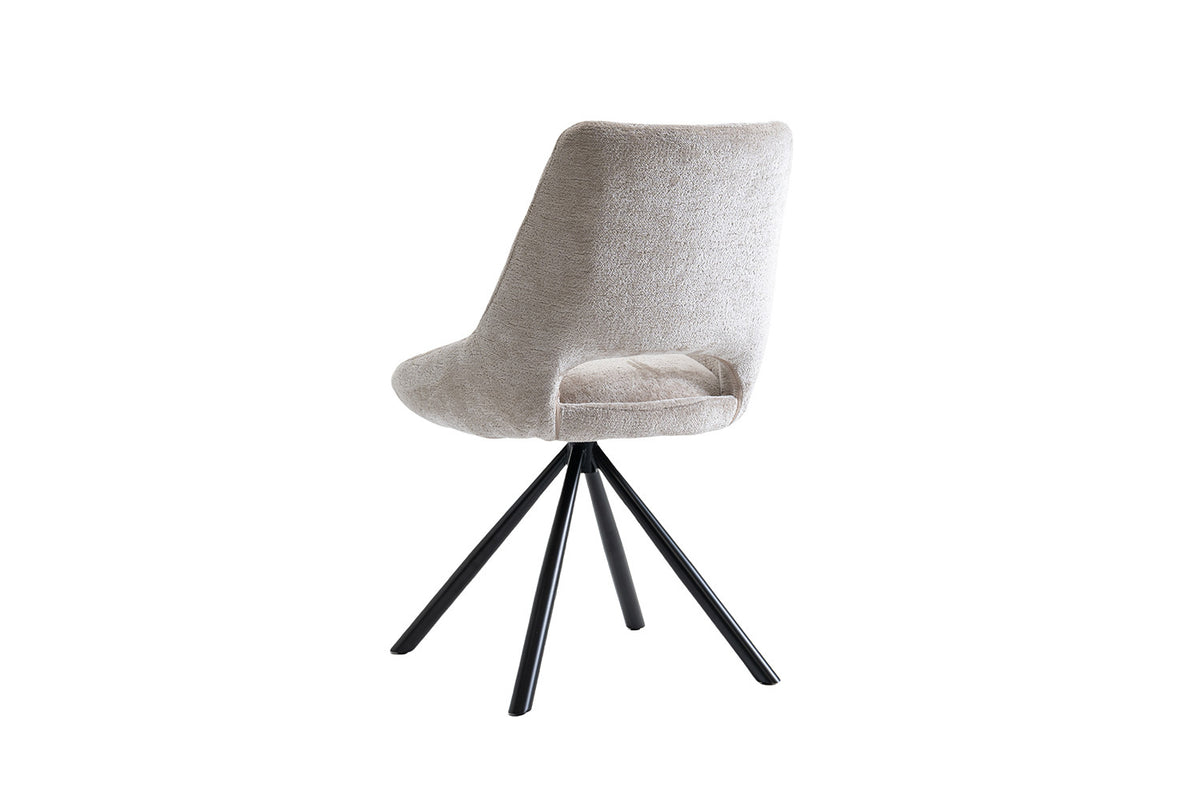 Chaise « Dante » Tissu Beige RS