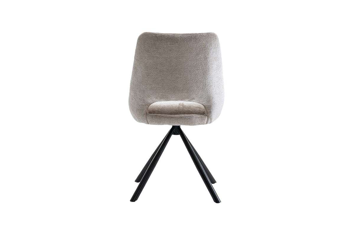 Chaise « Dante » Tissu Beige RS
