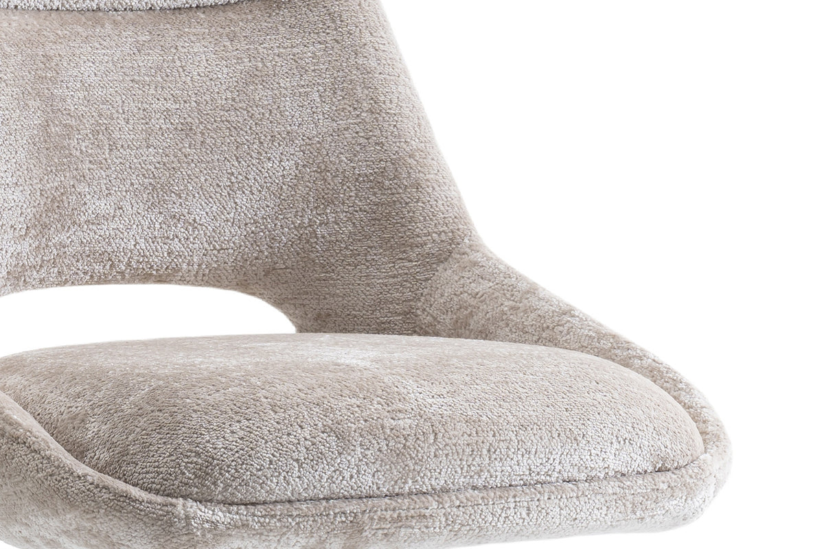 Chaise « Dante » Tissu Beige RS