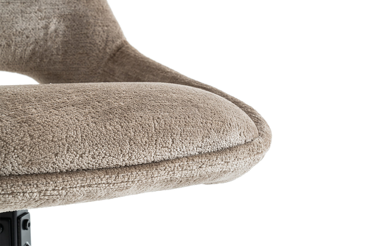 Chaise « Dante » Tissu Taupe RS