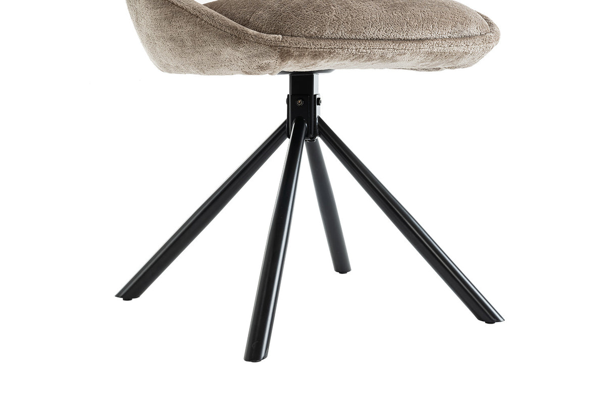 Chaise « Dante » Tissu Taupe RS