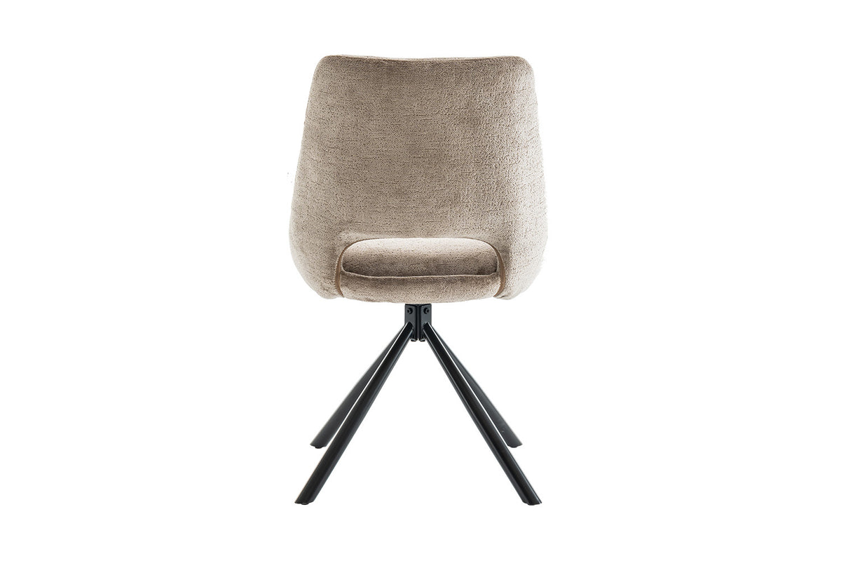 Chaise « Dante » Tissu Taupe RS