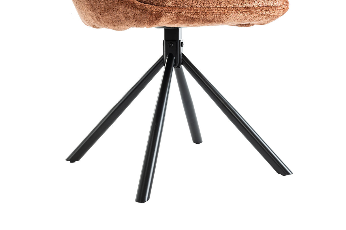 Stoel 'Dante' Fabric Rust  RS