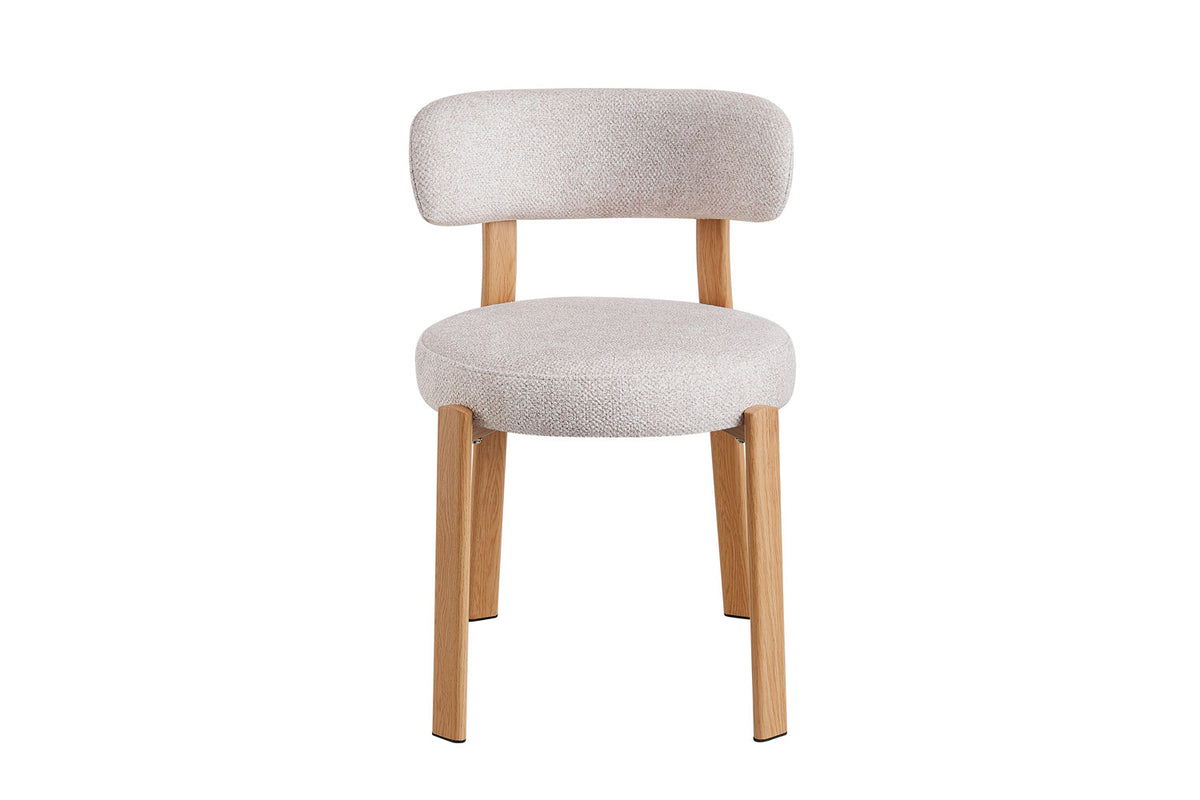 Stoel 'Julia' Naturel - Stof Fabb Leo 23 - RS