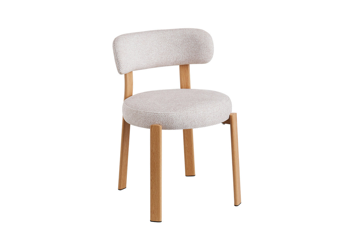Stoel 'Julia' Naturel - Stof Fabb Leo 23 - RS
