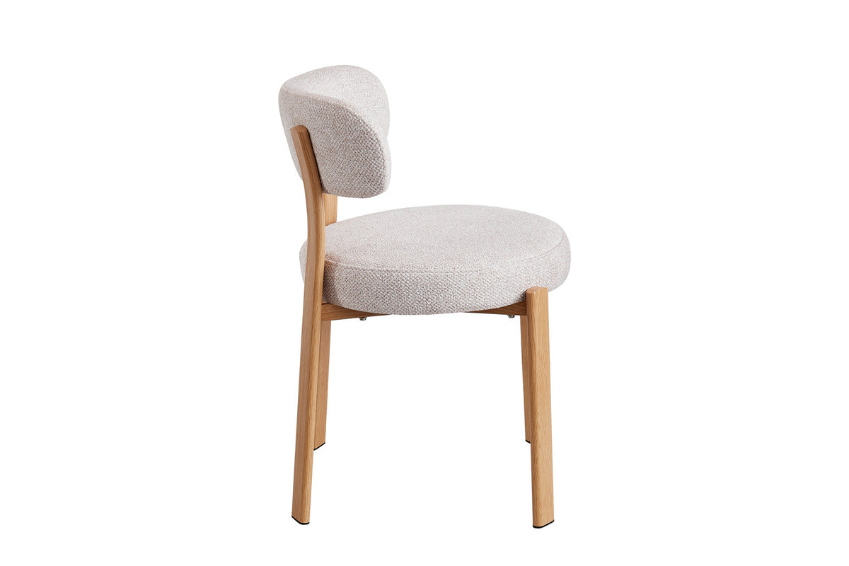 Stoel 'Julia' Naturel - Stof Fabb Leo 23 - RS