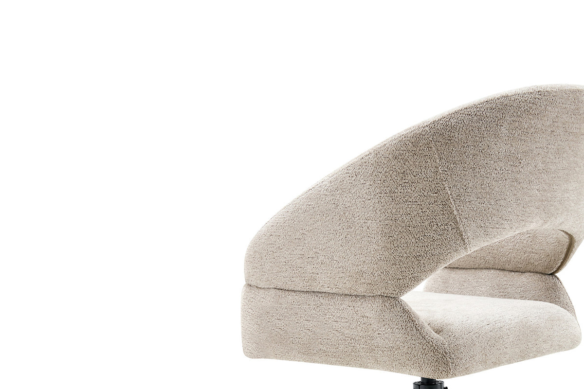 Stoel 'Amber' Draaibaar tot 0 Stof Miracle MTT1018-5 Beige - RS