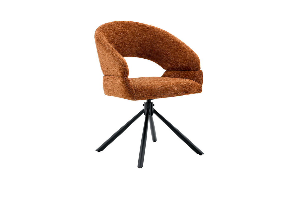 Stoel 'Amber' Draaibaar tot 0 Stof Miracle MTT1018-15 Oranje - RS