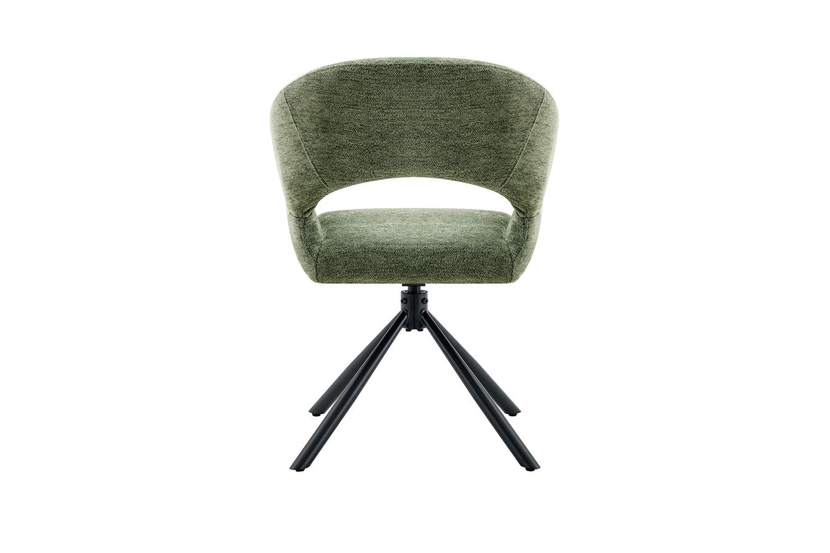 Stoel 'Amber' Draaibaar tot 0 Stof Miracle MTT1018-10 Groen - RS