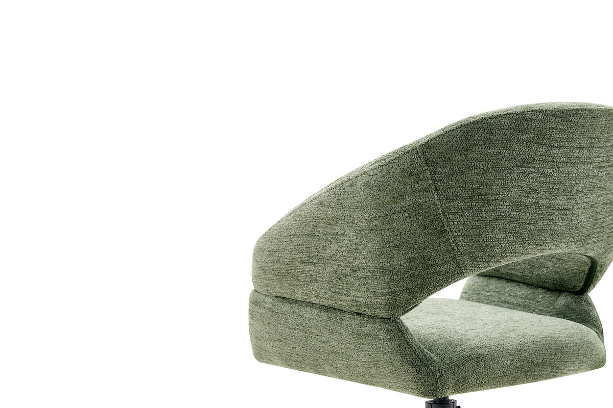 Stoel 'Amber' Draaibaar tot 0 Stof Miracle MTT1018-10 Groen - RS
