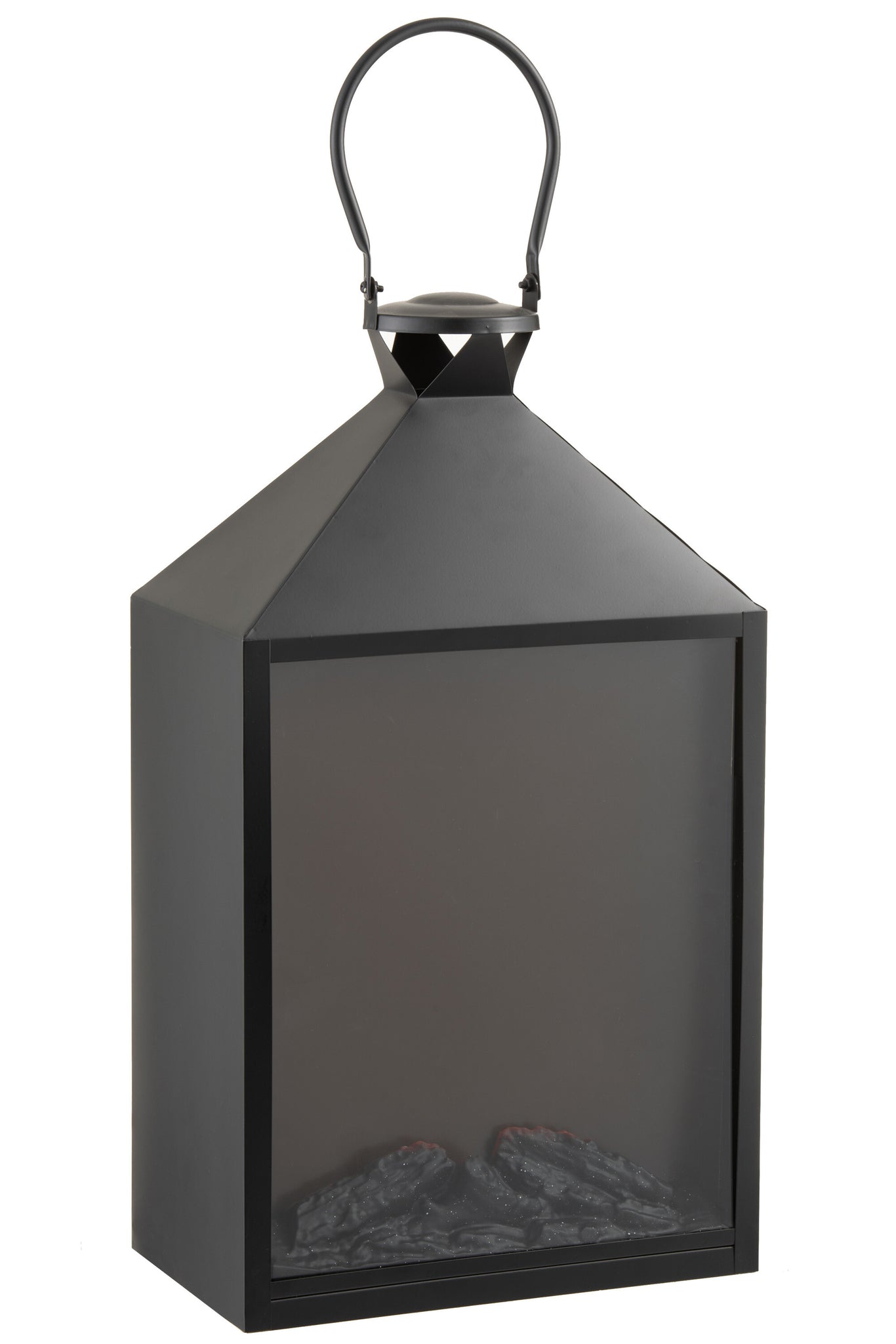 Haard Led Lantaarn Zwart - J-Line