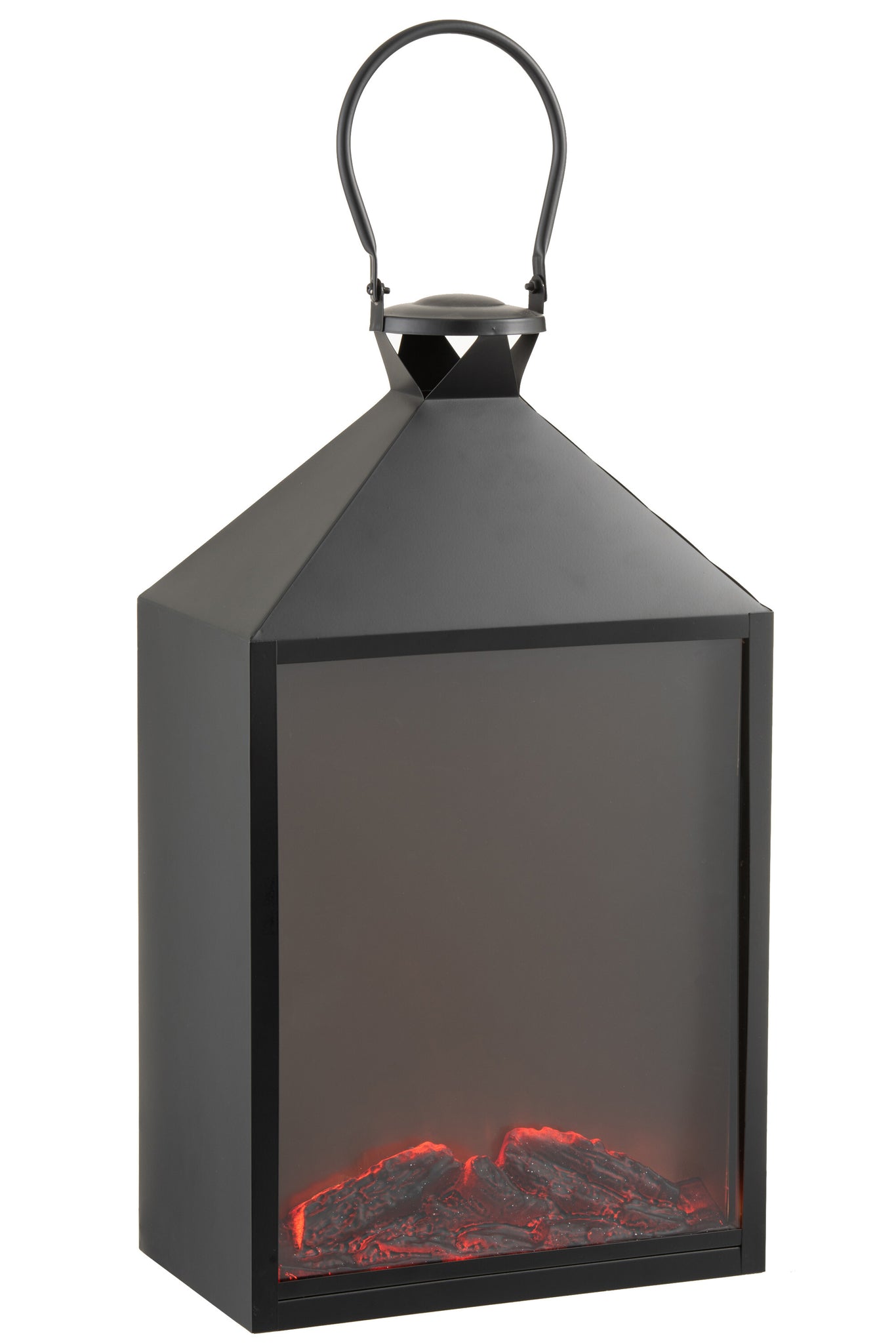 Haard Led Lantaarn Zwart - J-Line