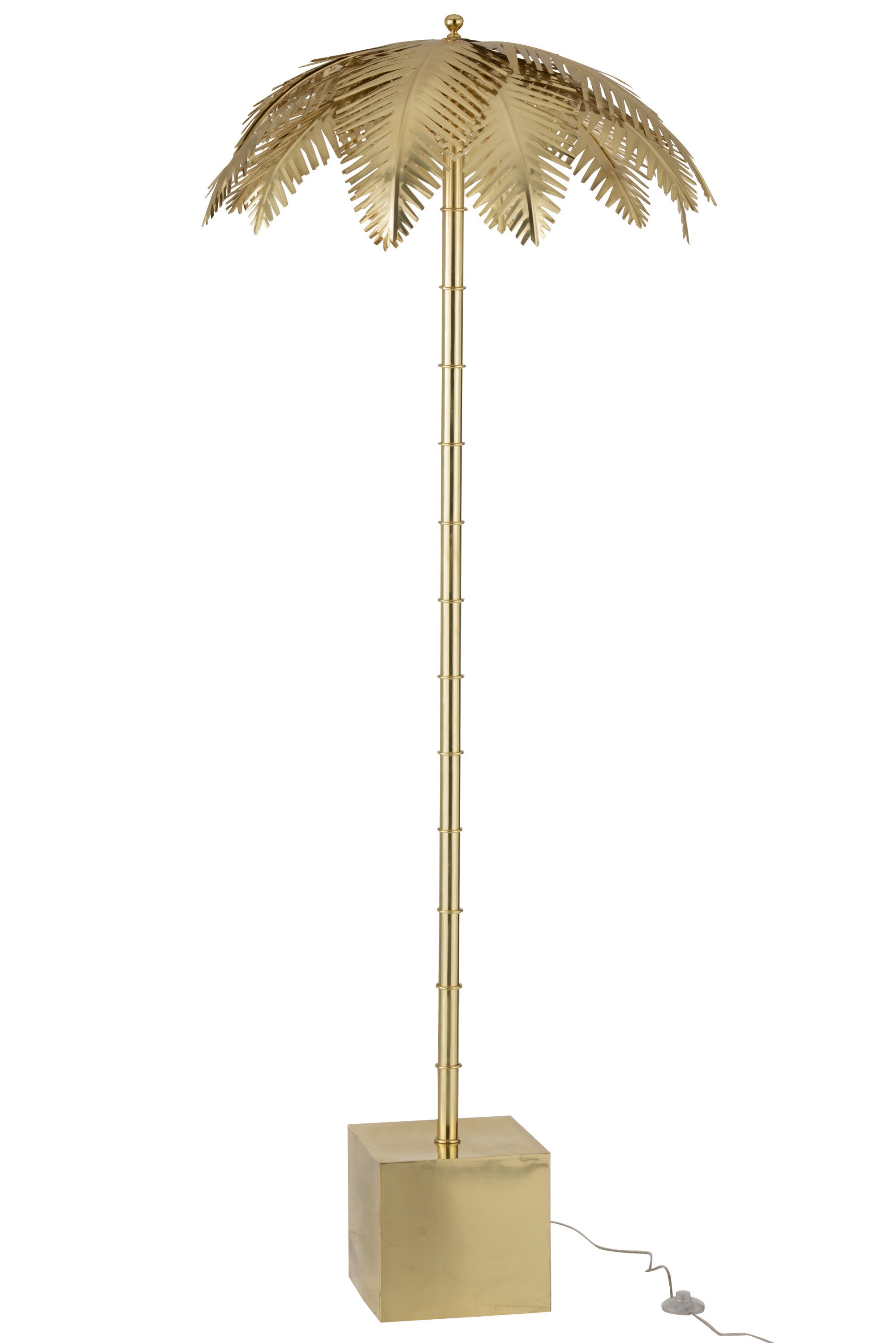 Vloerlamp Kokosbladeren Staal - J-LINE