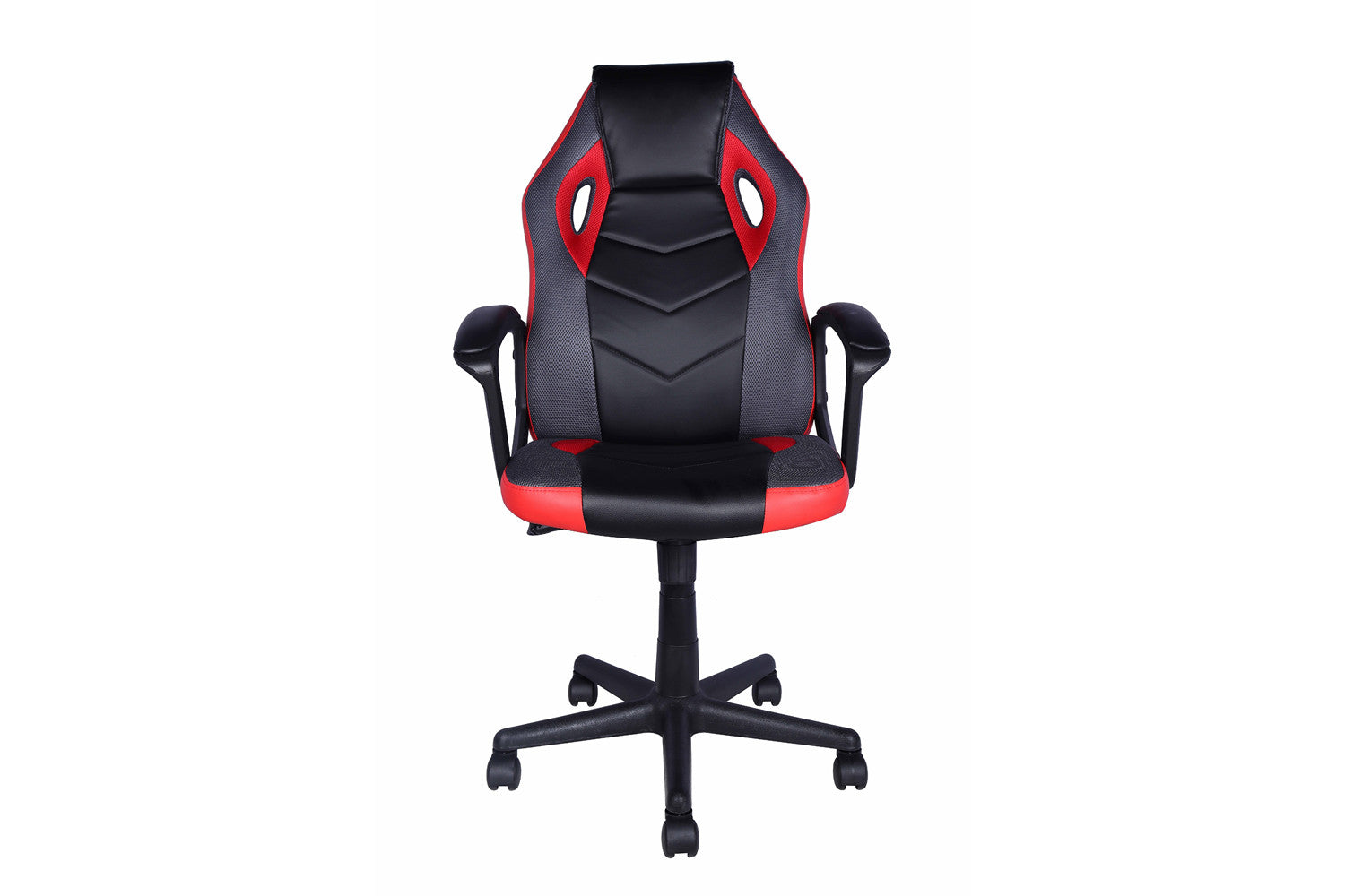Gamingstoel 'Tiger' PU Zwart/Rood/Grijs - RS