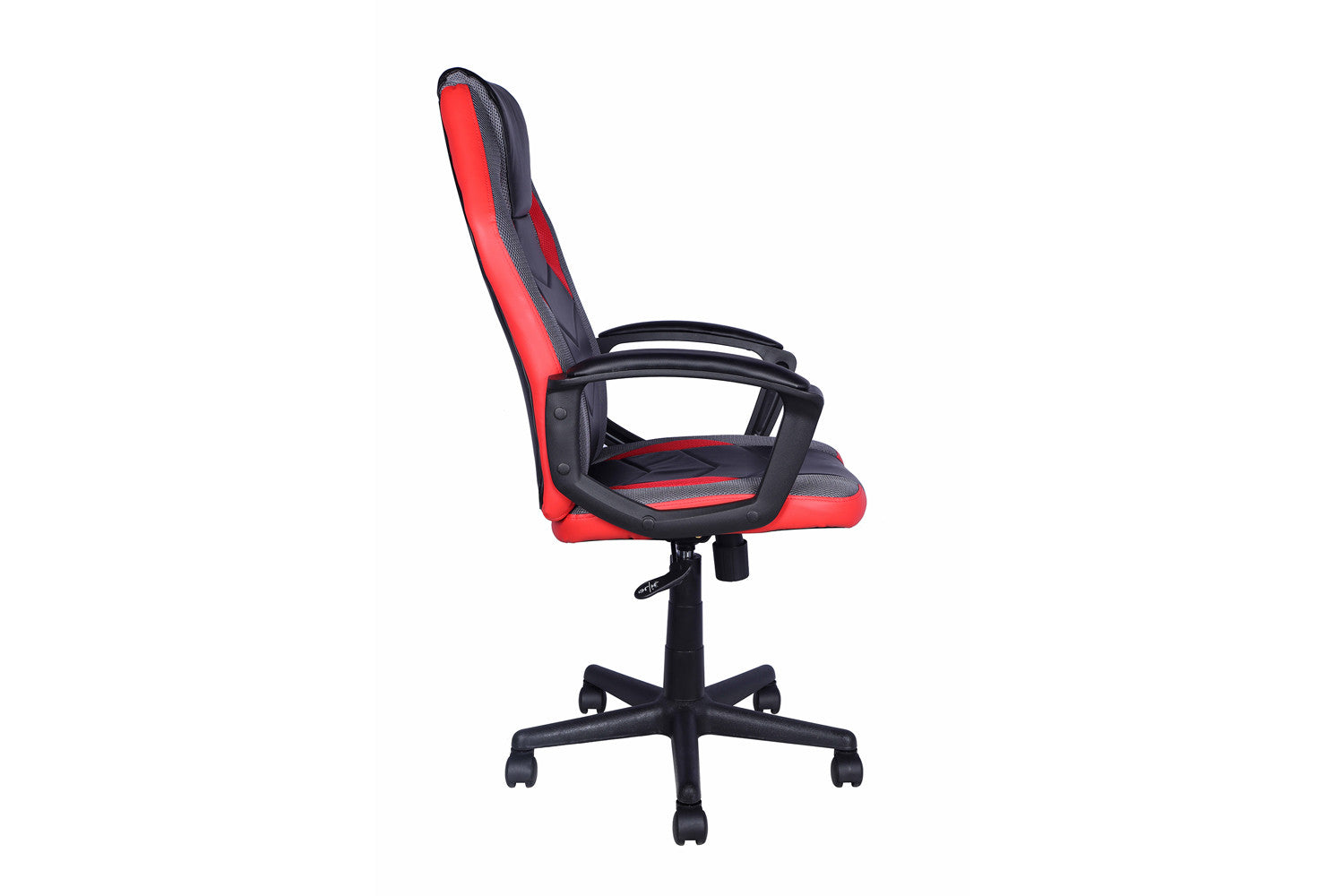 Gamingstoel 'Tiger' PU Zwart/Rood/Grijs - RS