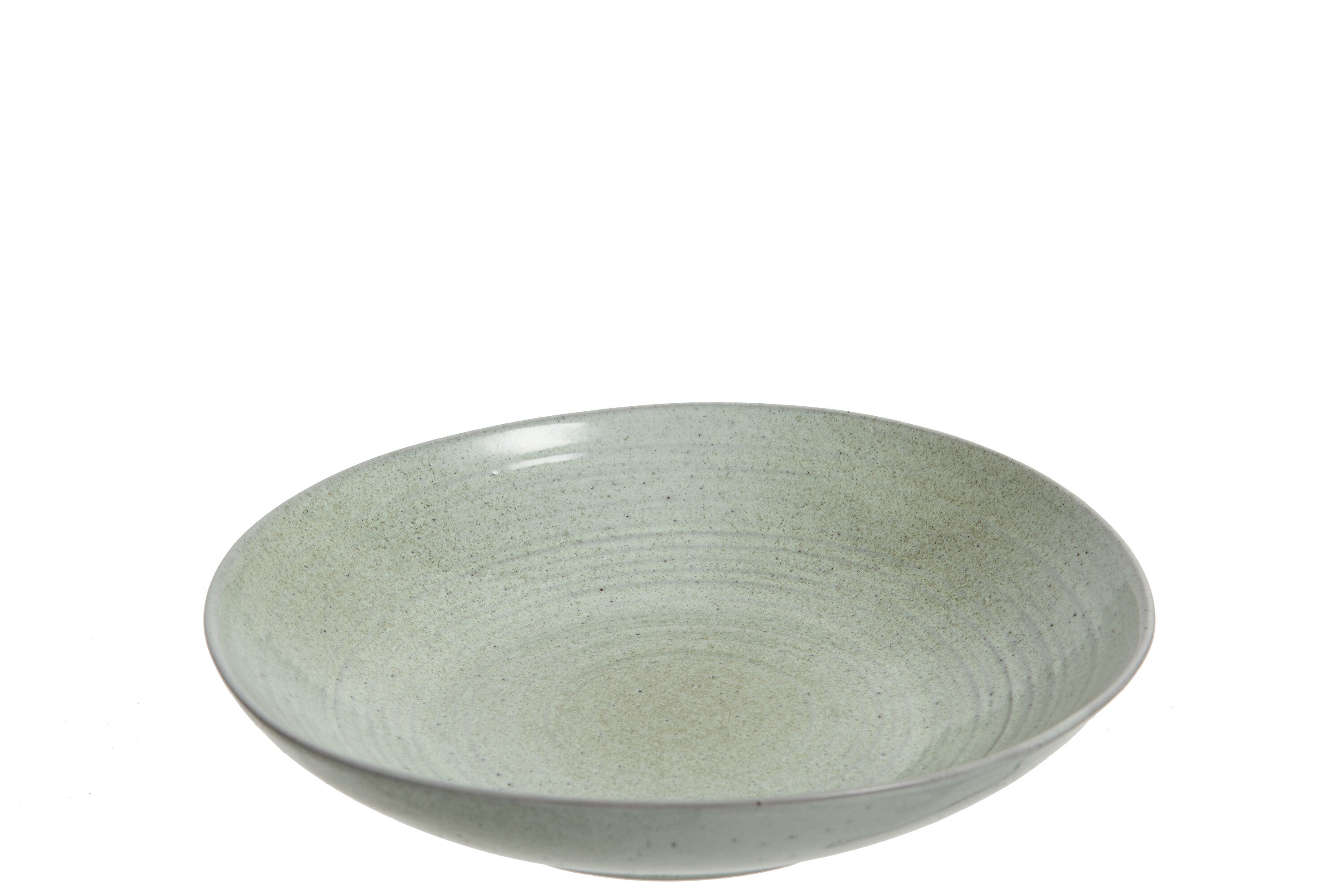 Diep bord Dot Keramiek Mint - J-LINE