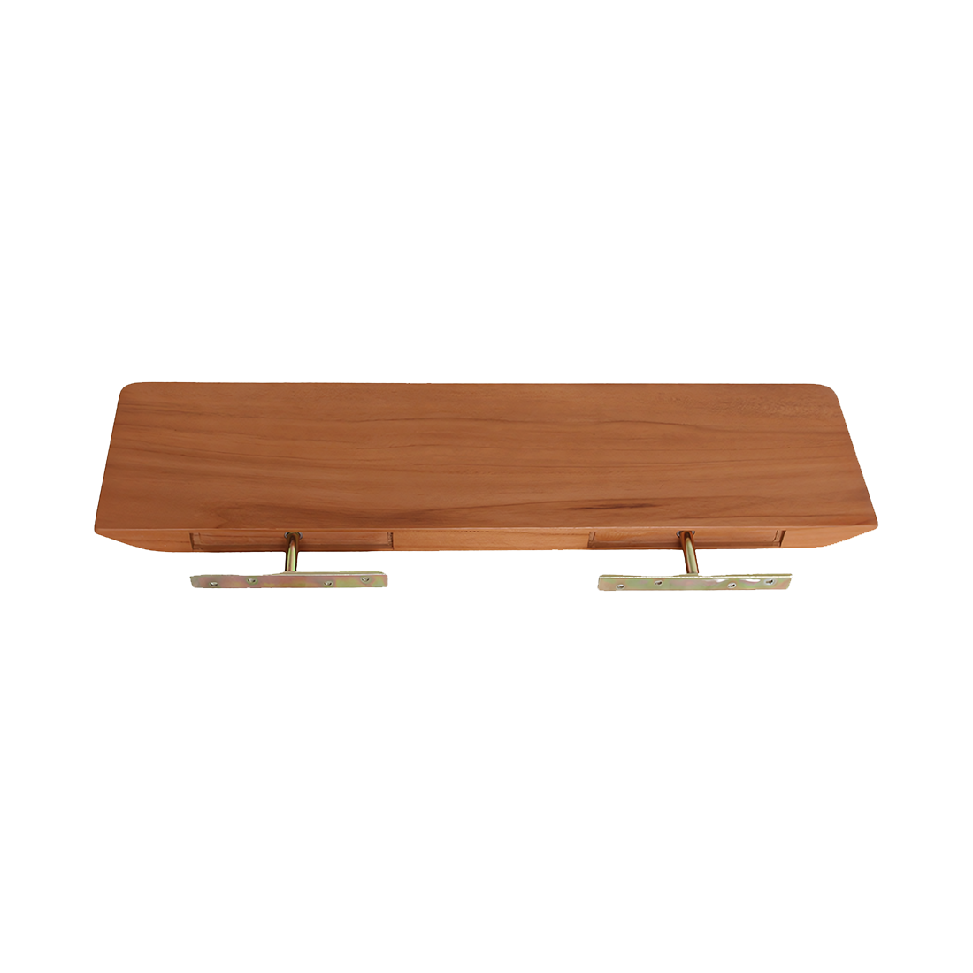 Craftsman teakhouten wandplank - 60 cm - RAW