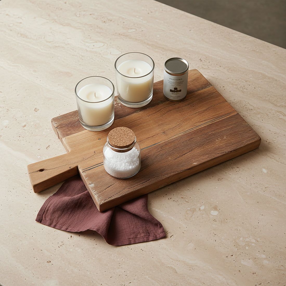 Farmwood borrelplank - 40 cm - RAW