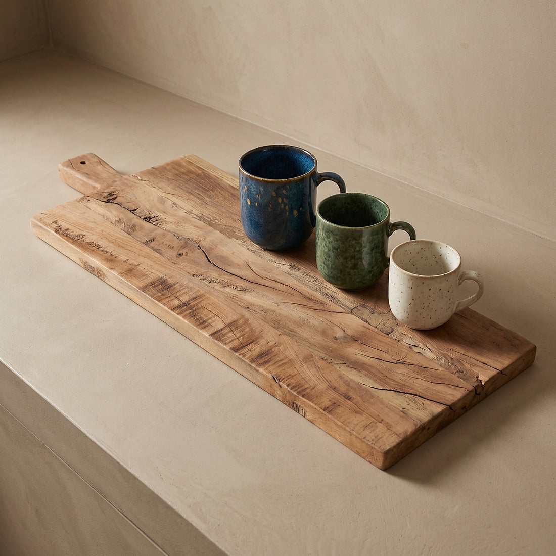 Farmwood borrelplank - 60 cm - RAW