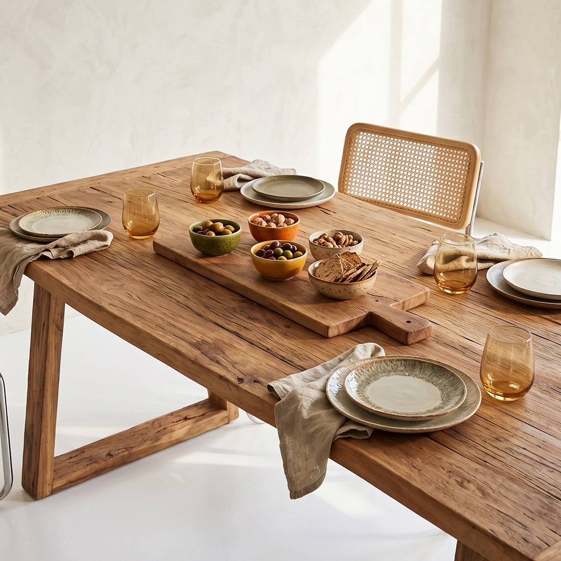 Farmwood borrelplank - 60 cm - RAW